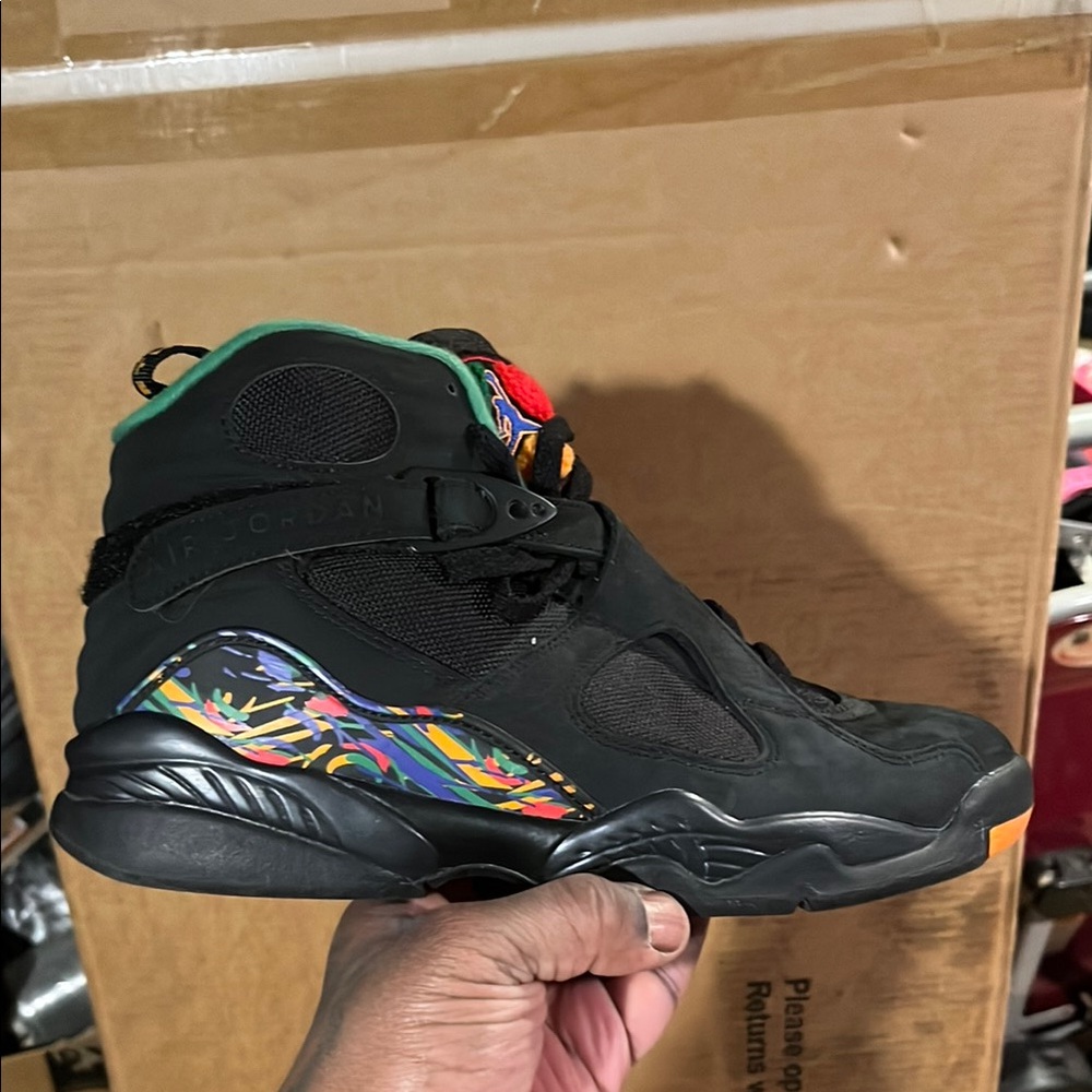 Air Jordan Black Multicolor Sneakers